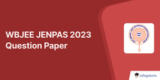 WBJEE JENPAS 2023 Question Paper with Answer Key